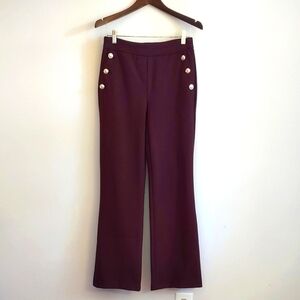 Rachel Zoe Maroon Sailor Dress Pants Women's 4